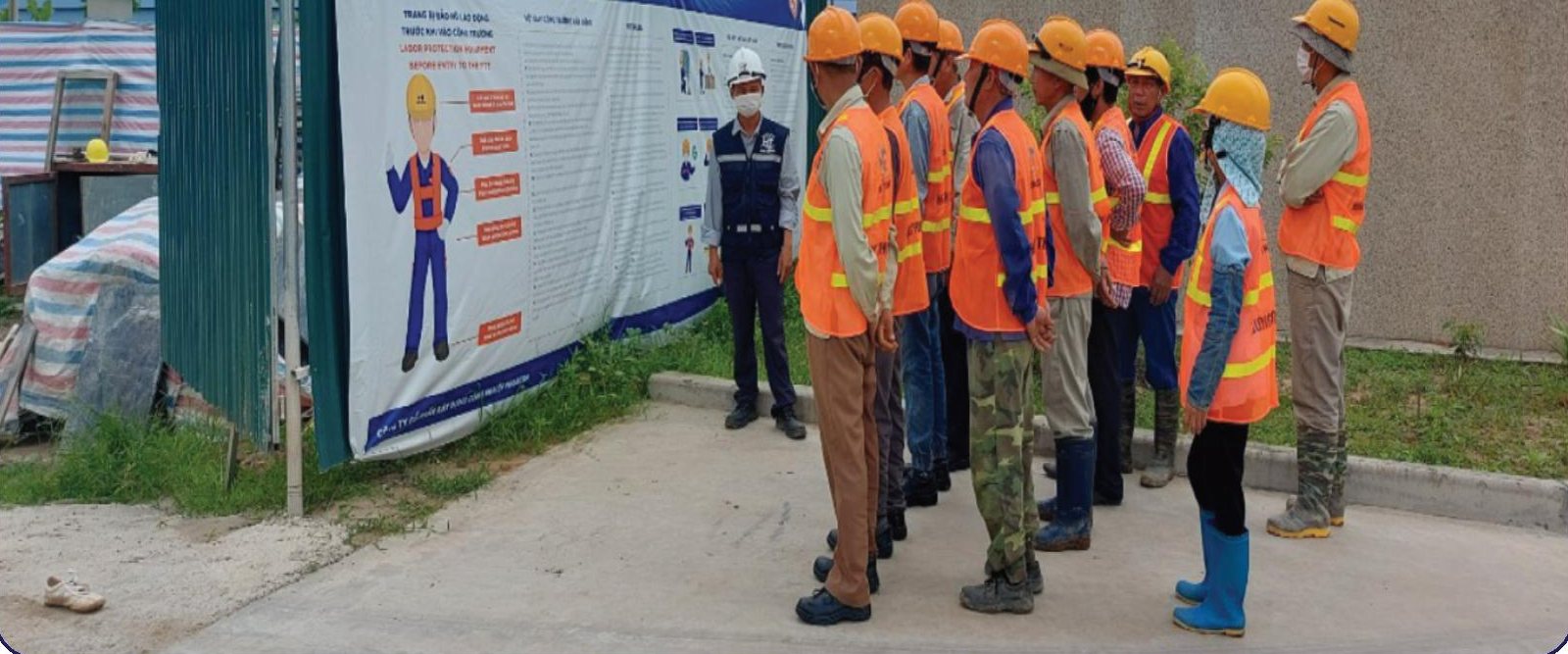 Huấn luyện an toàn lao động tại công trường
